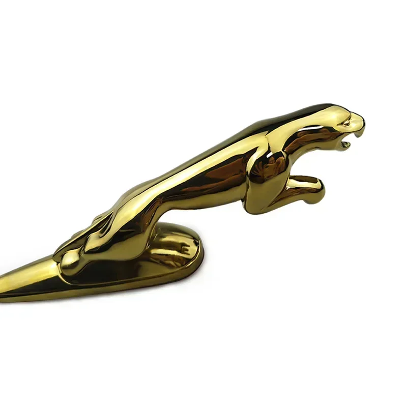 ثلاثية الأبعاد سيارة معدنية كروم الجبهة هود بونيه شعار غطاء ملصق ل جاكوار XF XJ XE XK XKR XFL XJS E Pace F Pace S نوع X نوع Ftype