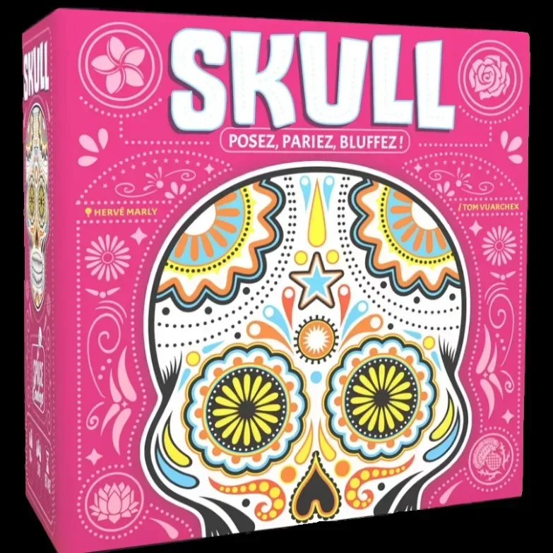 New Edition Rose and Skull Board Game3-6 Players Adult Casual Gathering Guessing Strategy Game English Version