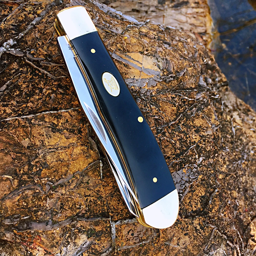 Bone Slip Joint Folding Knives Pocket Modern Traditional Classic Knife Camping tactical Survival Knife Tool