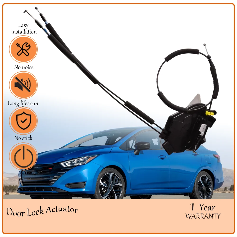 

6-Pin Front Left Door Lock Actuator,wear-resistant Fit for Nissan Versa 2020-2024,interchangeable with OE 805015EE1A 80501-5EF1A