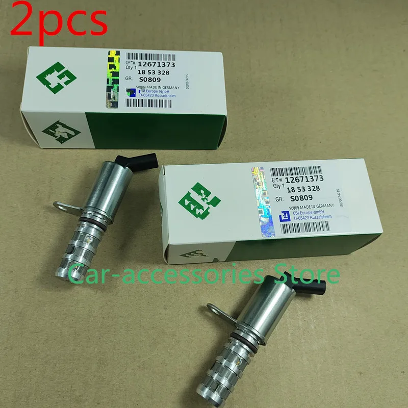 2PCS Camshaft Position Solenoid VVT Timing Pressure Valve For Buick Excelle 1.5L Verano Envision Chevrolet GMC 12636524 12671373