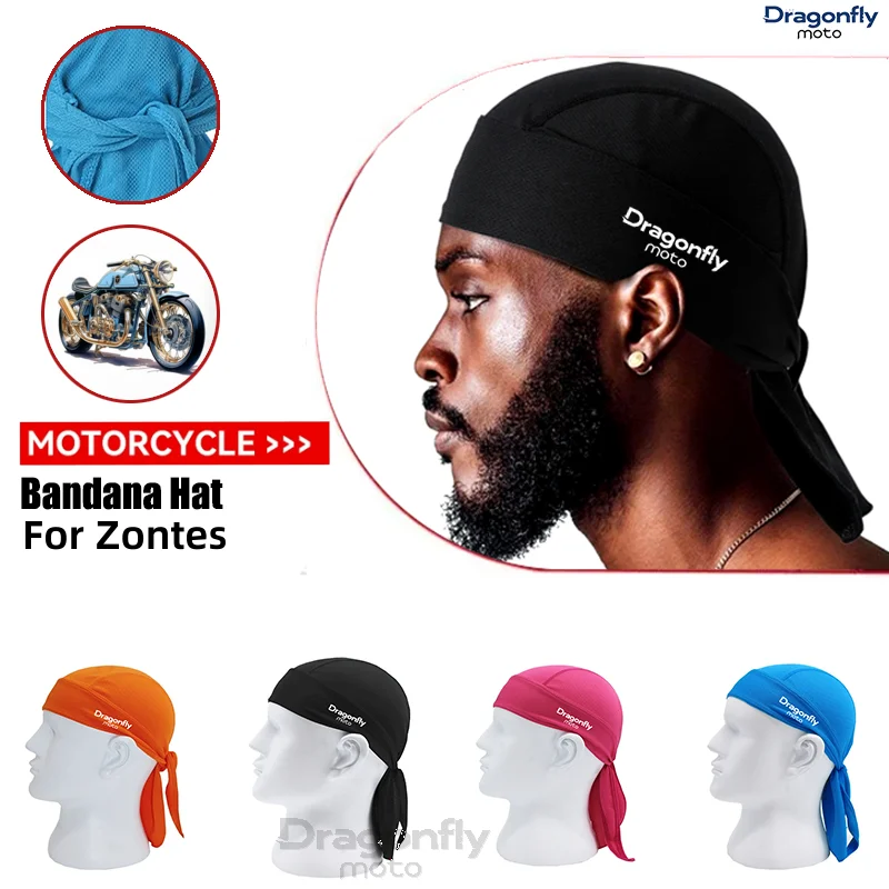 For Zontes G1 125 ZT125 G1 ZT125U ZT 125 U ZT 310X ZT310R Motorcycle Headband Sweat-wicking Cap Cycling Headscarf Quick-dry