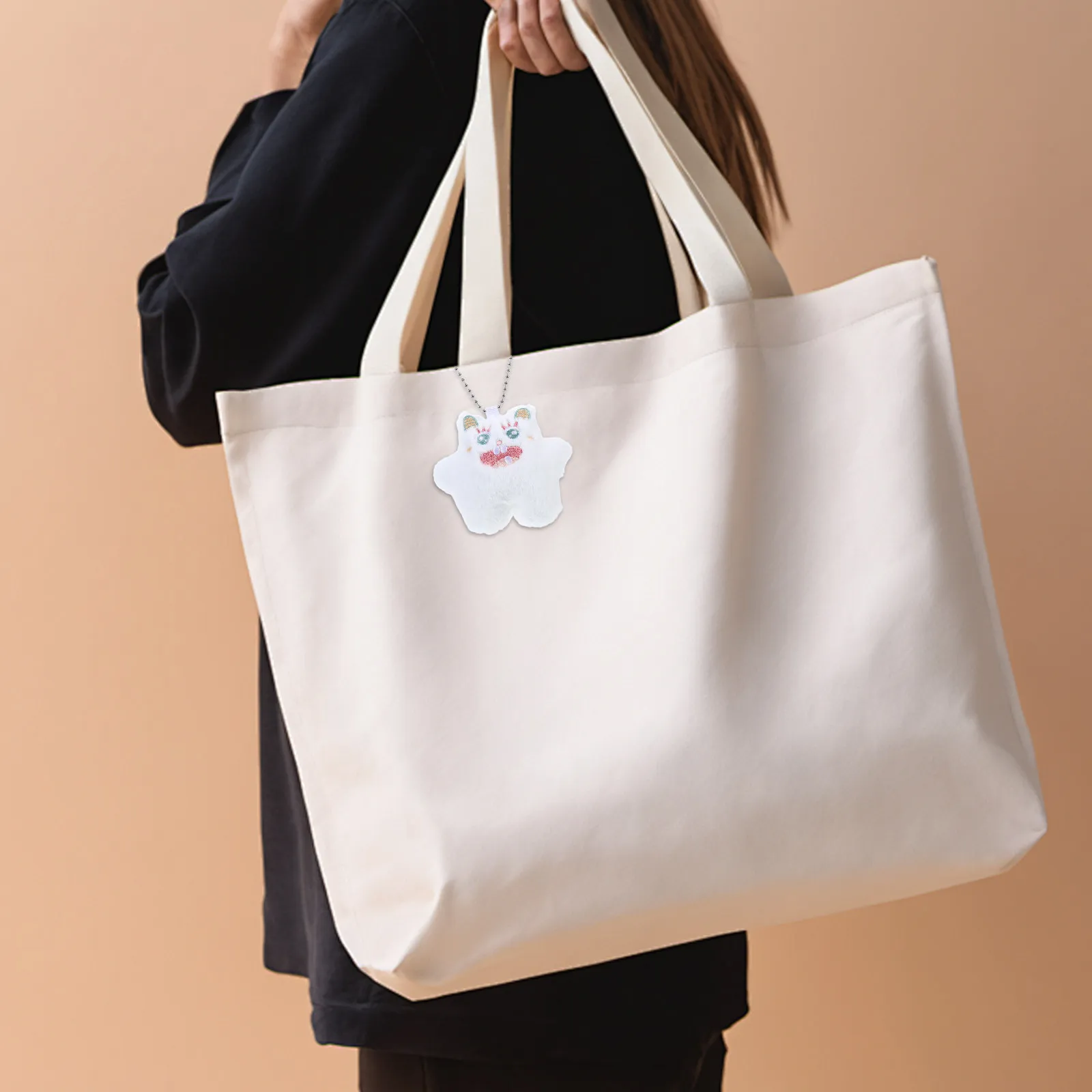 

Adorable Lightweight Keyring for Backpacks Schoolbags Car Keys Purse Bags Cute Decorative Accessory Long-Lasting Design Keychain