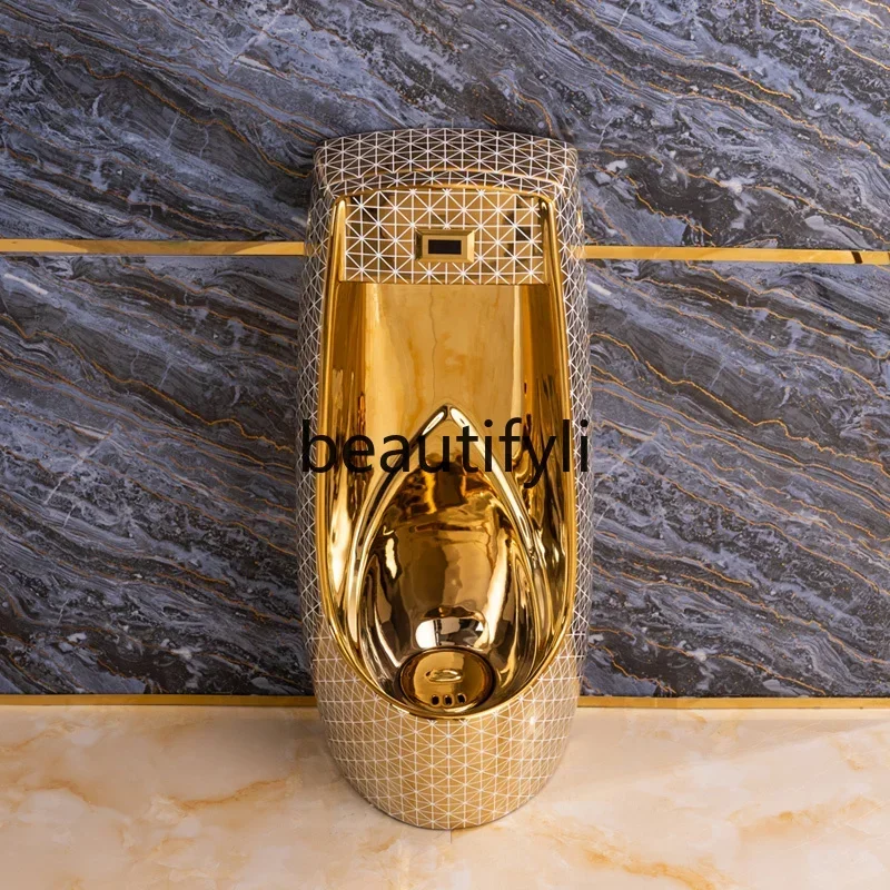 B178 European style golden urinal floor-to-ceiling urinal men's bathroom ceramic bar urinal2936