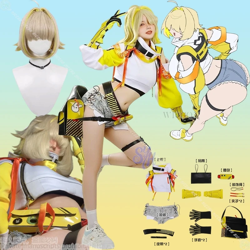 

Плащ Nebula Elegg Game NIKKE The Goddess Of Victory Косплей Аниме Боевая форма Y2k Пальто Мини Джирай Kei Девушки Хэллоуин Cos