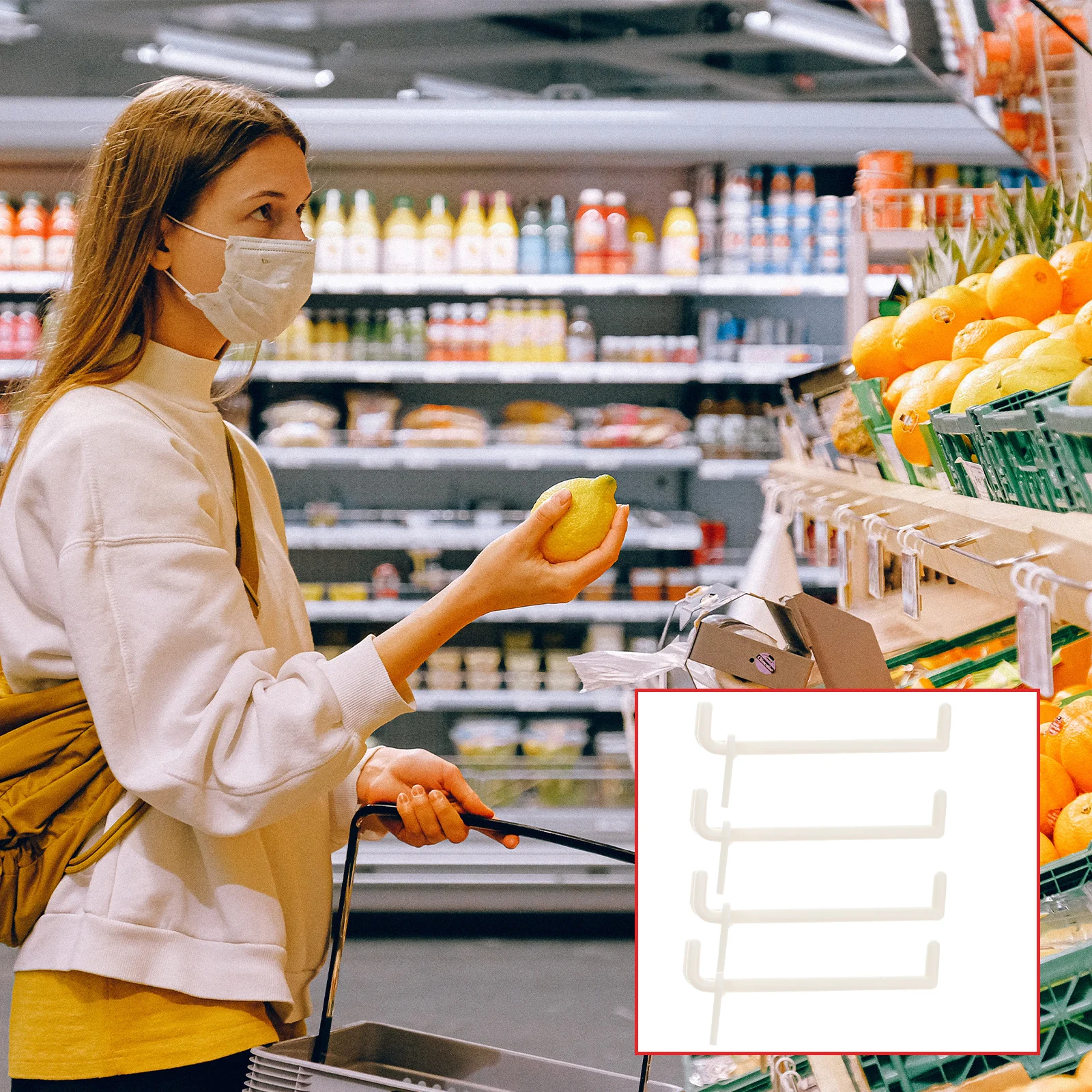 

100Pcs Long Lasting ABS Pegboard Hooks Multipurpose Tool Hangers for Wall Display Pegs for Pegboard Peg Board Hook Kits