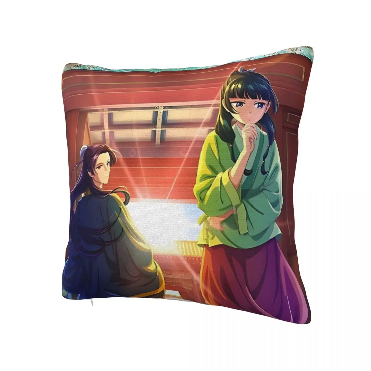 Pillow Cover The Apothecary Diaries Maomao Pattern Cushion Cover Kawaii Pillow Case For Living Room Chair Pillowcases