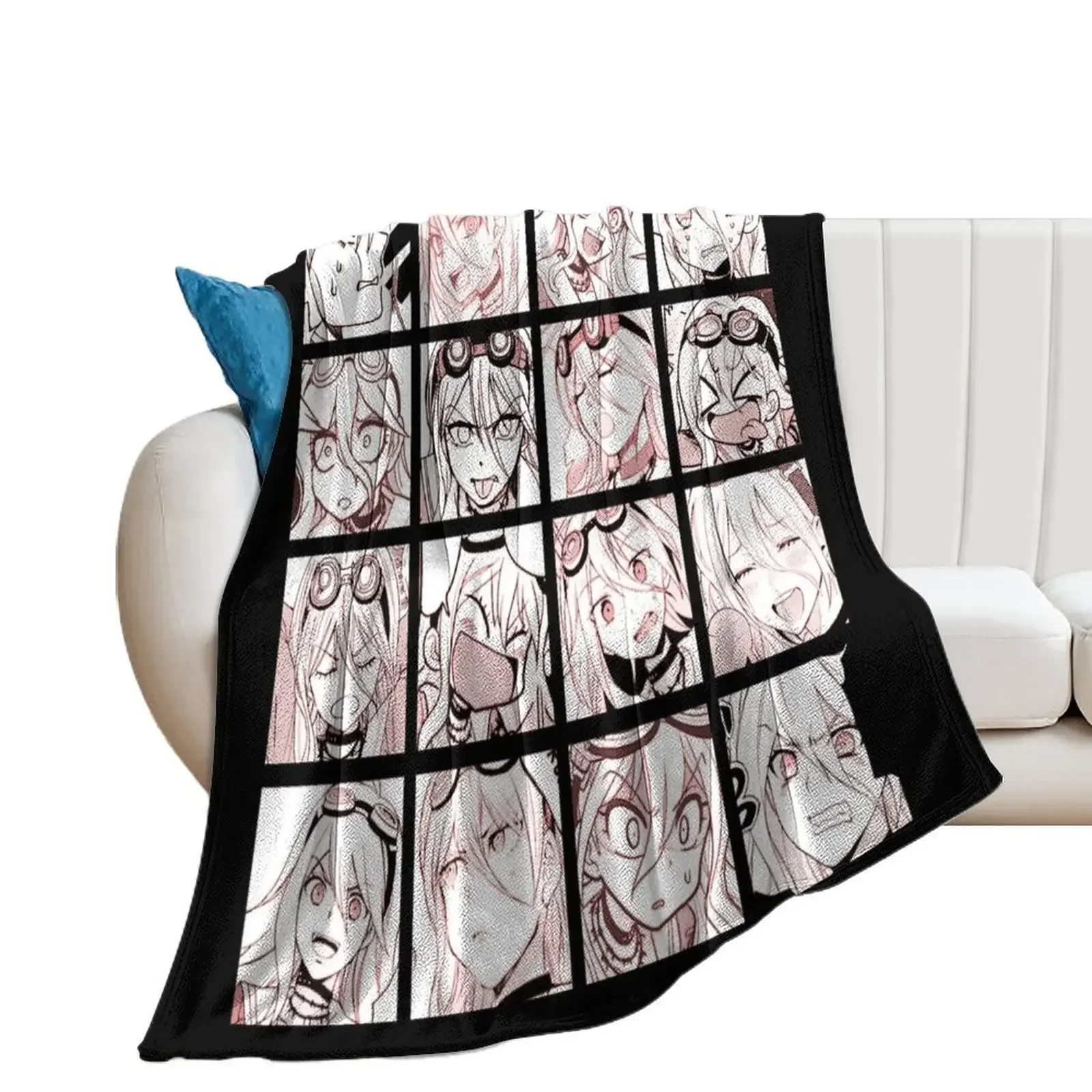 

Miu Manga Collection (Colored) Throw Blanket Sofa Quilt For Decorative Sofa Quilt Blankets