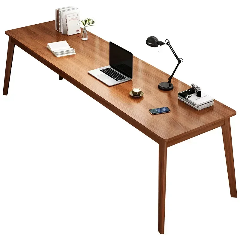 

Computer Desk Desktop Home Study Table Solid Wood Leg Desk Bedroom Bedside Game Tables Simple Student W