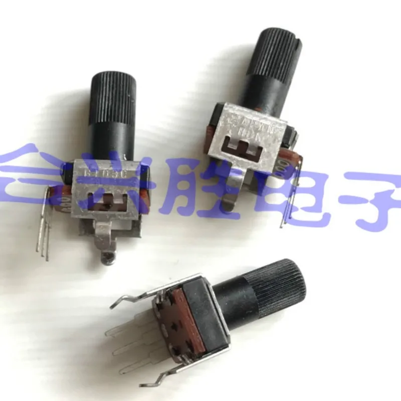 2 Pieces R09 Type Audio Power Amplifier Mixer Potentiometer 3Pin Single B10K B103 Shaft Length 12MM