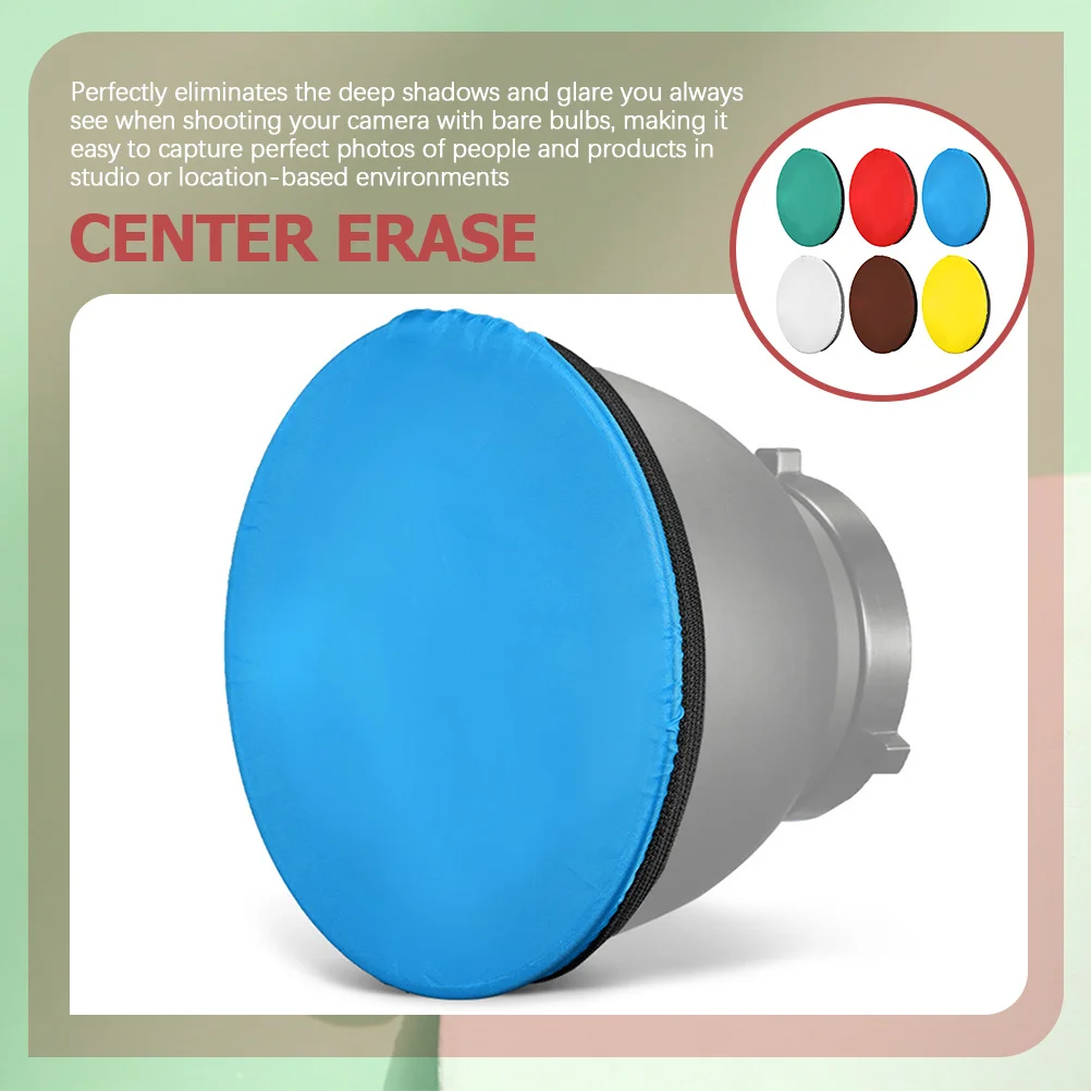 

6Pcs Photography Reflector Light Diffuser 18Cm Portable Camera Flash Reflector Ring Flash Softening Shadows Studio Lighting