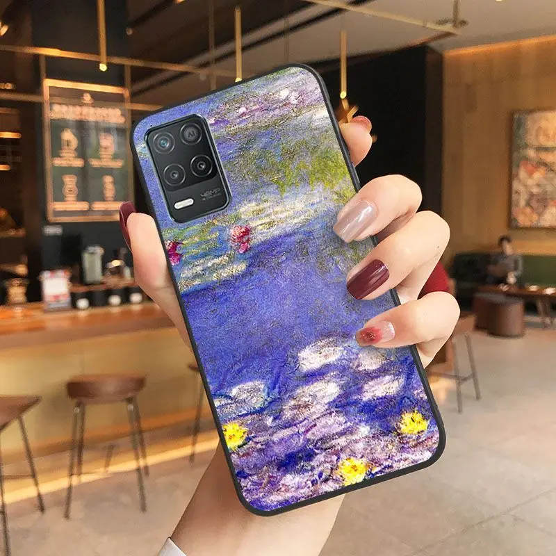 كلود مونيه الانطباعية الرسام غطاء الهاتف ل oppo Realme 8Pro 6PRO 6i 7pro 9i 9pro C11 C21Y C21 C25Y C25S C3 Q3S XT الحالات