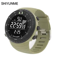 SHIYUNME Fashion Men's Sports Watch 50M Waterproof Military Display Clock Man Watches LED Digital Luxury Electronic Wristwatch