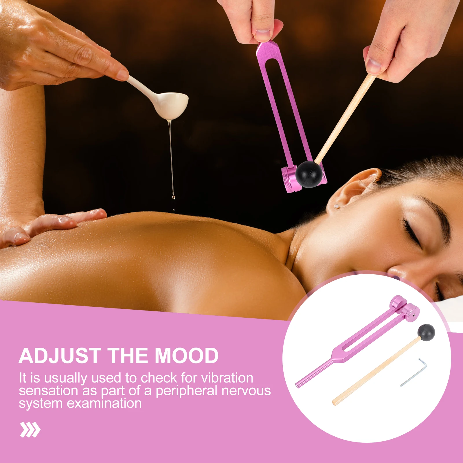 

Tuning Fork Instrument Aluminum Alloy Sound Therapy Forks Instruments Cleaning Kit