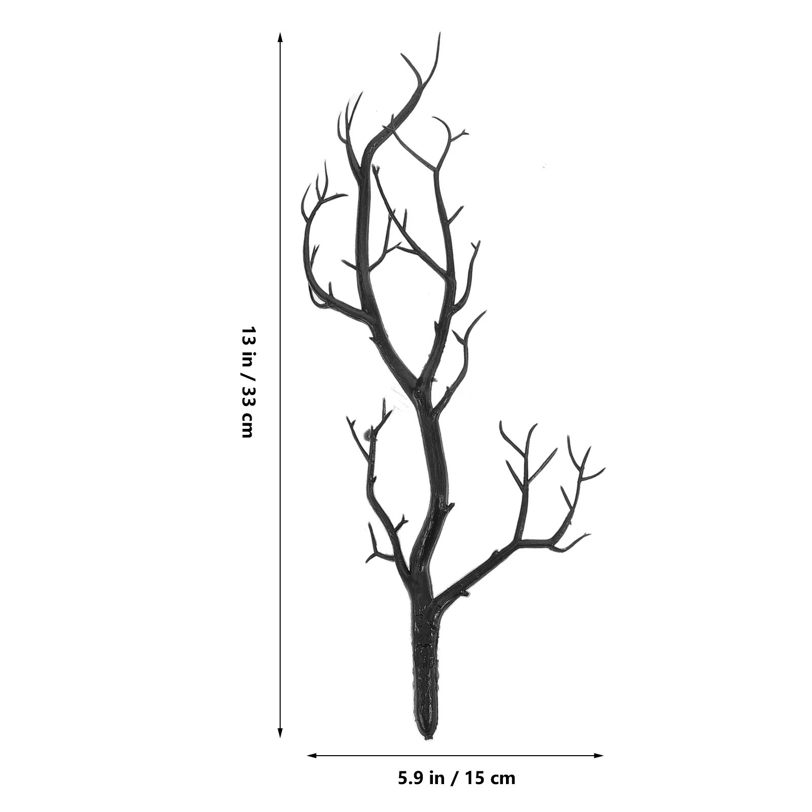 Branches d'arbre séchées artificielles pour Halloween, 6 pièces, brindilles en plastique, Simulation de brindilles, décoration de maison, remplissage de Vase de bureau, fausses Branches