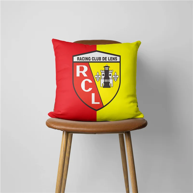 France RC Lens Pillowcase Home Decor Cushion Cover 18*18 Inch Polyester Home Decor Sleeping Pillow Sofa Back Office