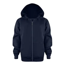 Autumn Solid Colored Zip-Up Hoodies Kids Boys Girls Long Sleeve Sweatshirts Streetwear Keep Warm Coat 2024 Children Clothes