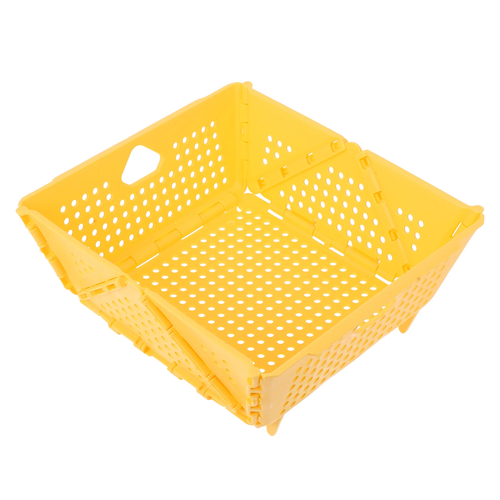 سلة تصفية قابلة للطي لحوض المطبخ لغسل الفواكه والخضروات وتجفيف المعكرونة، منظم تخزين قابل للطي