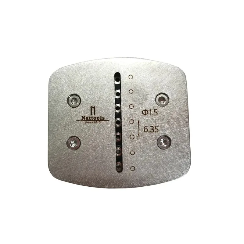 Nattools Watch Band Centering Puncher 5 Holes Spacing 6.35MM Handmade 10-26MM Leather Strap Self-Centering Punching Head