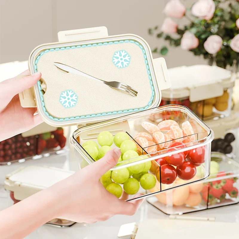 

Fruit bento box for going out, portable outdoor picnic camping, food-grade mobile small refrigerator, fruit fresh-keeping box