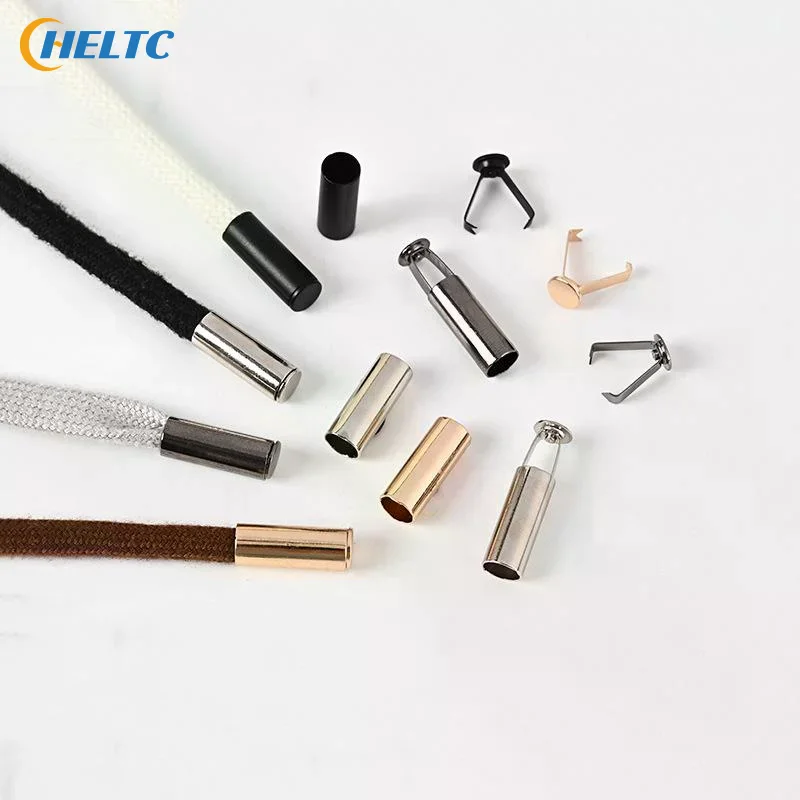 10pcs Adjustable Metal Cord Lock Clips Secure Fastening for DIY Crafts Clothes Drawstrings Backpack Cords