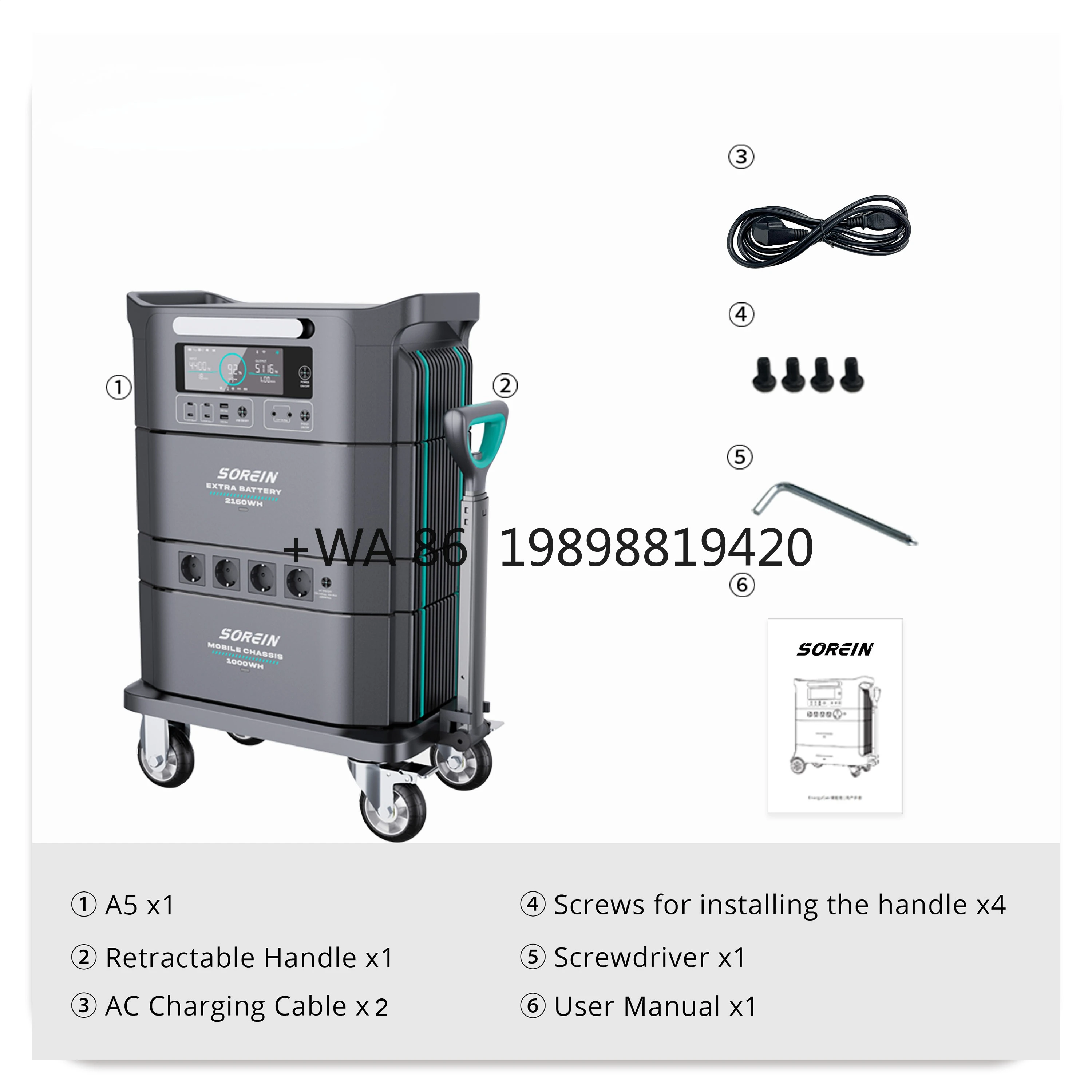 

New Arrival 2024 Solar Generator Kit 5000W 5Kw Solar Power Bank Station Solar Portable Power Station With Panels