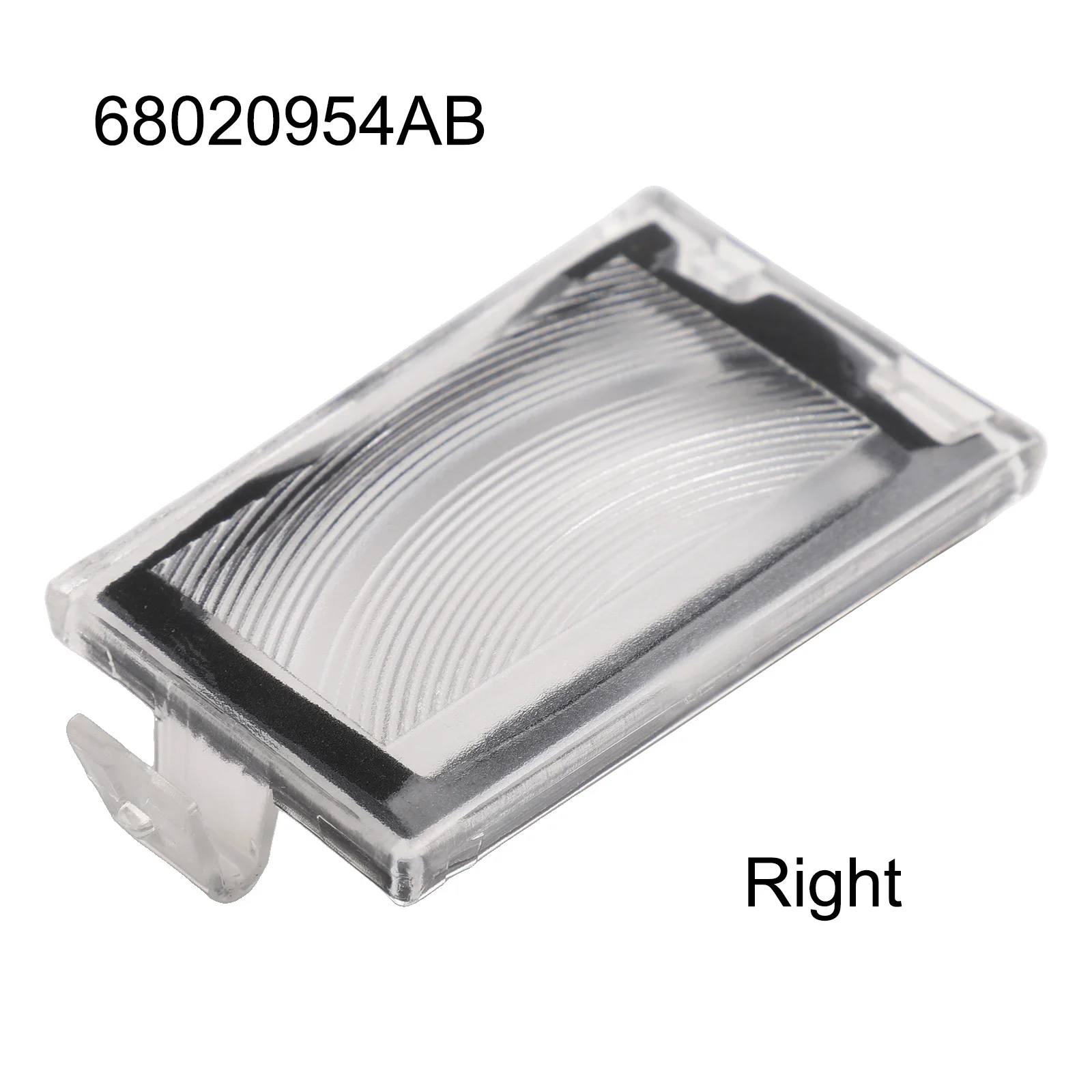 Sleek Design Right Rear License Plate Light Lens for Jeep For Grand For Cherokee Compatibility from '05 to '10