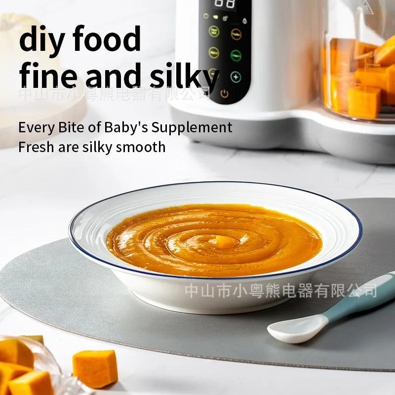 AOLIVIYA Baby Food Cooking Machine Blender Steamer Timer Low Noise Beater Mixer Processor Specialty Tools