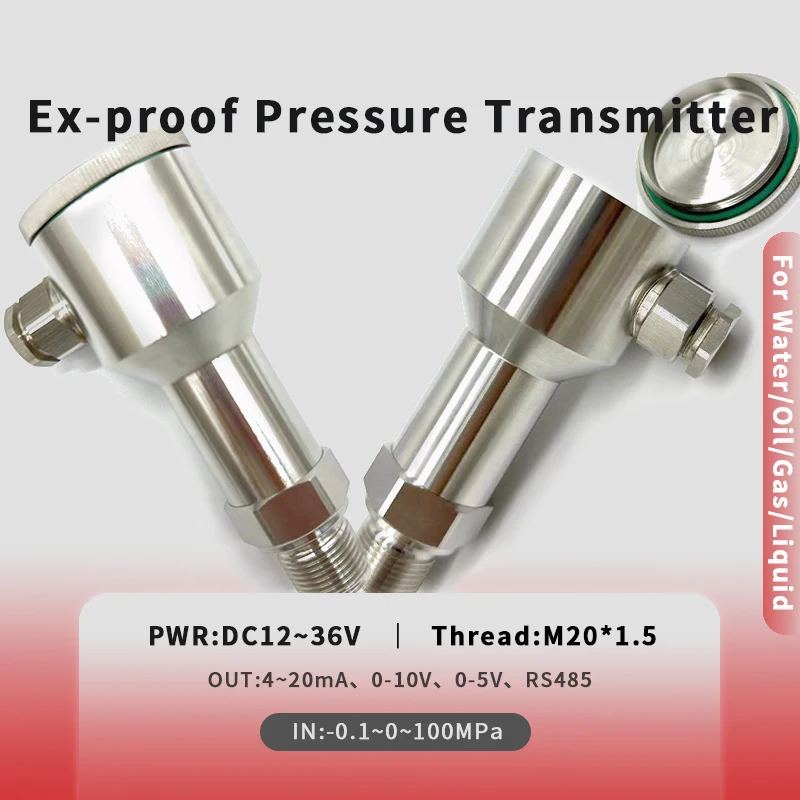 

China Industrial Explosion-proof Diffused Silicon Pressure Transmitter Anti-explosion Absolute 4-20ma Pressure Transmitter