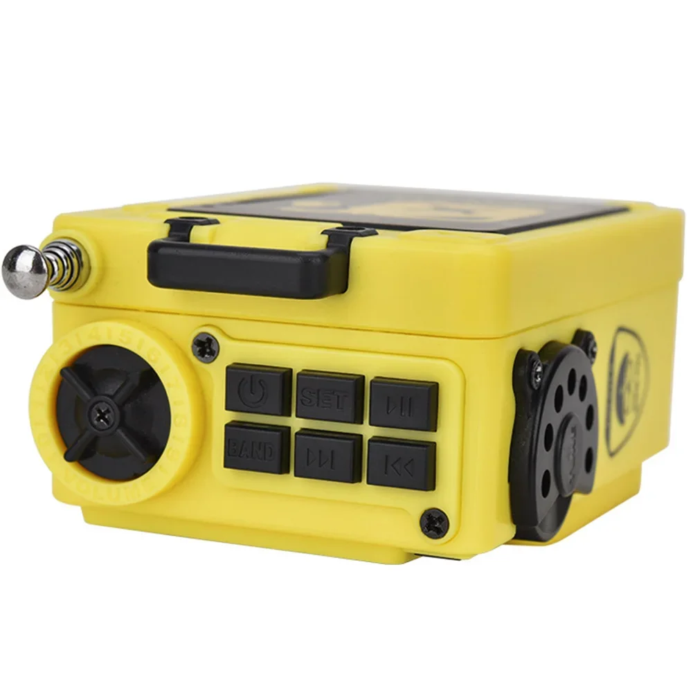 HRD-701 Radio Digital de banda completa Subwoofer reproducción de tarjeta TF Radio Digital FM MW SW WB receptor incorporado batería de litio de 1000mAh