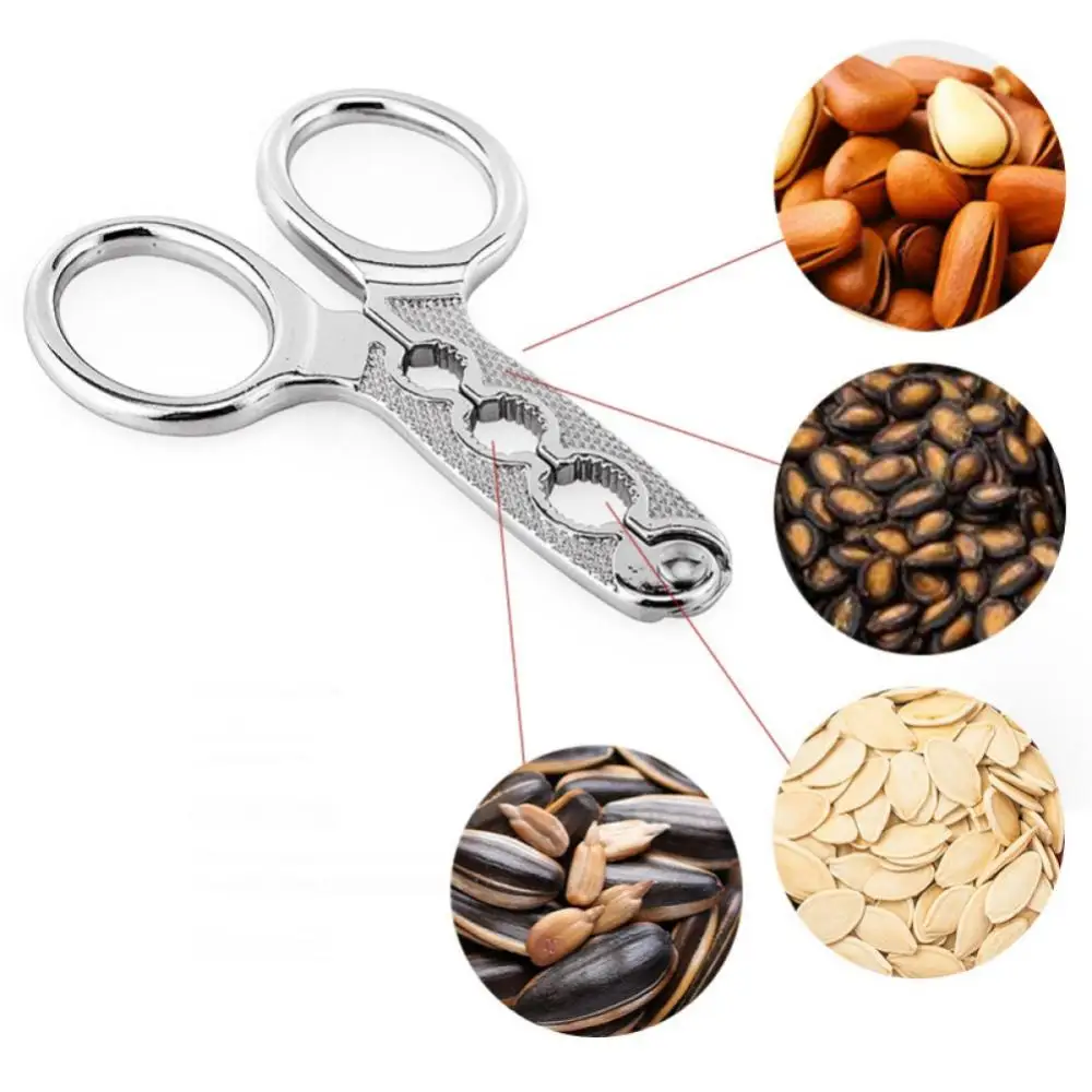 Nut Opener Stainless Steel Multifunction Creative Kitchen Gadget Accessories Nut Cracker For Home Sunflower Melon Seed Plier