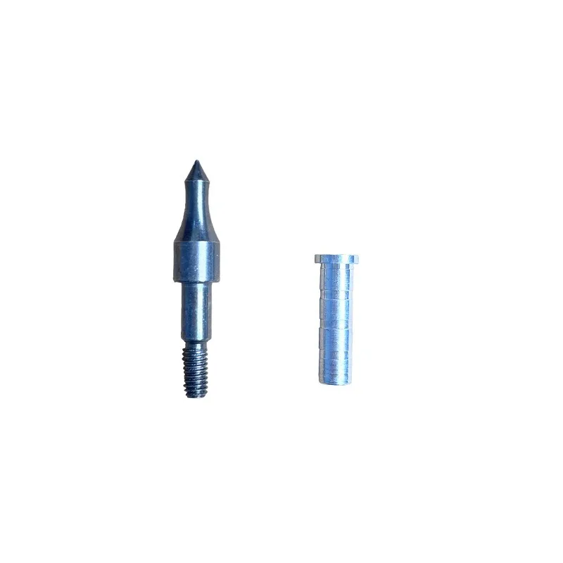 20pcs 6mm 8mm Screw-in Arrowheads Stainless Steel Target Points Replaceable Arrow Tips Archery Arrow Accessories Factory Direct
