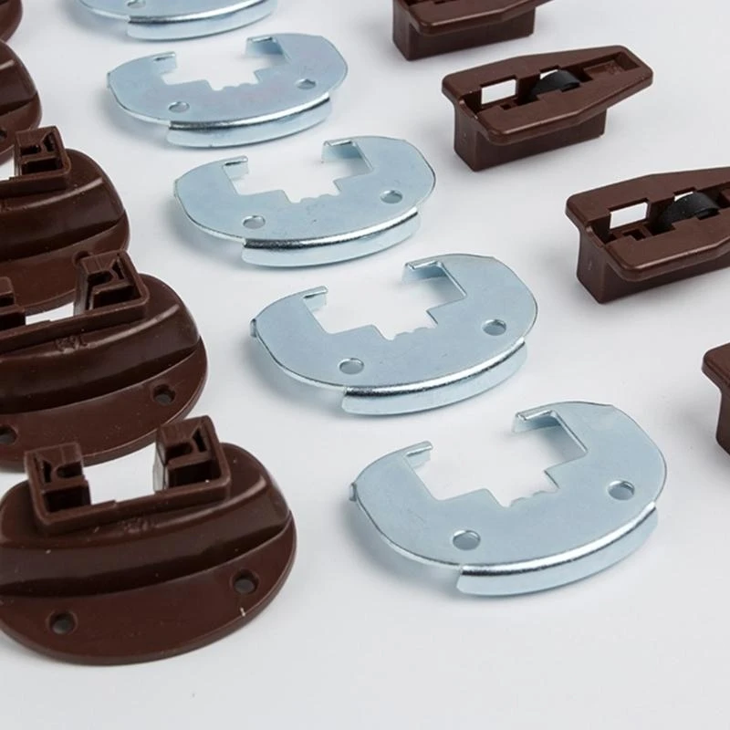 5Set Drewer Track Guides and Glides Furniture Part per cassetto del supporto centrale