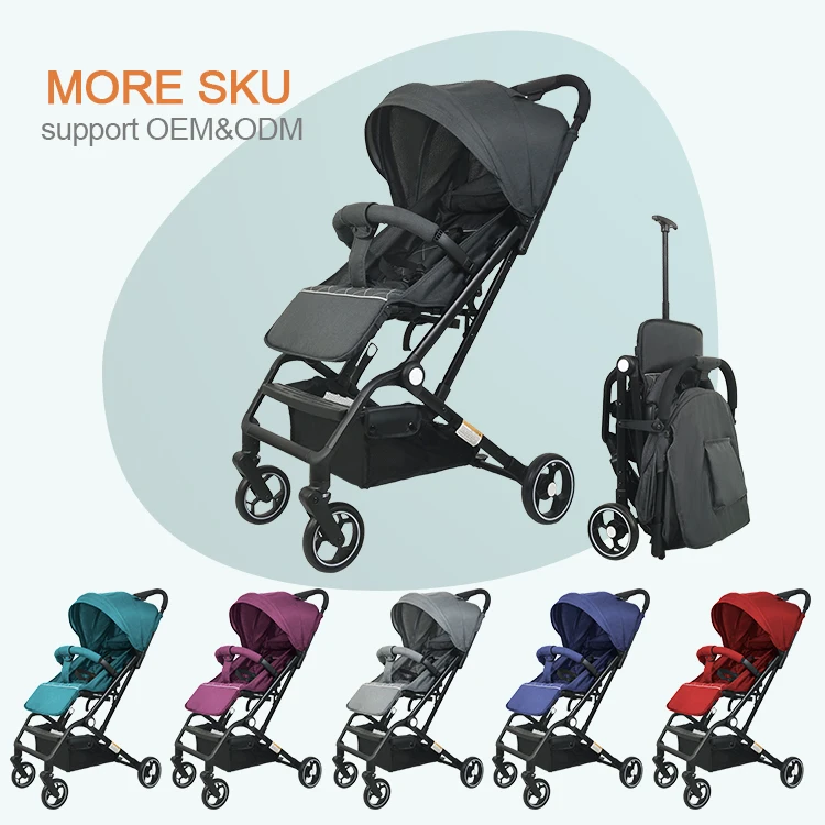 2024 New Design Cheap Baby Carriage Portable Lightweight Travel 2 In 1 Buggy Baby Pram Baby Stroller For 0-3 Years