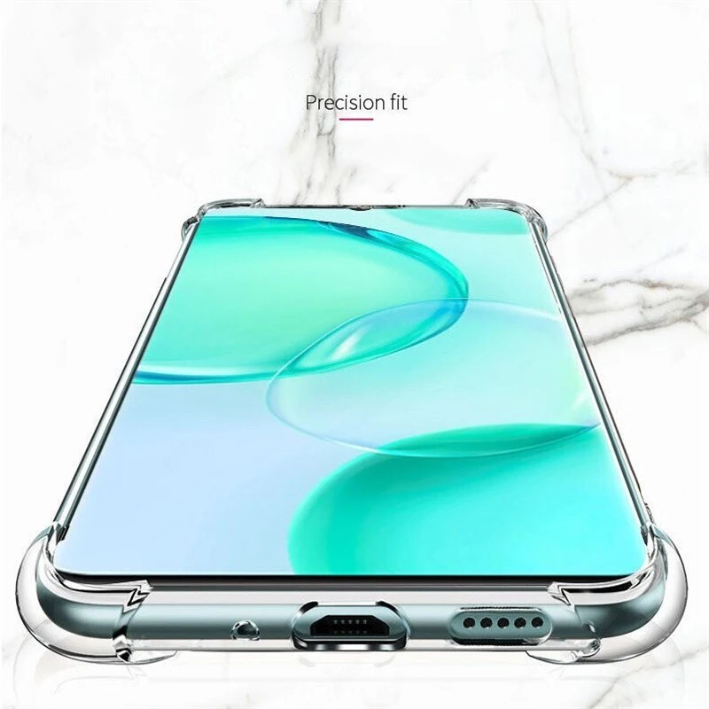 Air-bag Case for ZTE Nubia Red Magic 11 10 Air 9 8S 7S Pro 6S 6R 5G 5S Plus Cover Clear Soft Flexible TPU Anti-knock Shell Funda