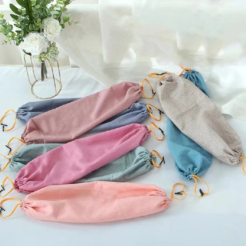 Funda de almohada cilíndrica con diseño de doble cordón, cubierta de cojín para cama, sofá, cuello, espalda, soporte para la cintura, caramelo