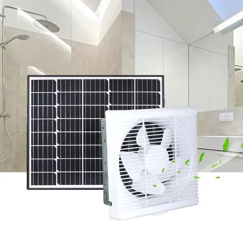 

Лидер продаж, 40 Вт, вытяжной вентилятор на солнечной энергии, 10 ''/12 дюймов, настенный монтаж для кухни, курительной комнаты, автомобиля, автофургона, уличный пластик