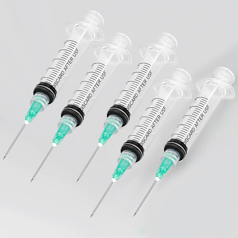 5ml Luer Lock Syringe, Suitable for Pets and Farm Animals, Industrial Use, Laboratory Dispensing, Crafts, DIY Clothing Supplies, Nail Art, Rhinestone Application, Laboratory Dispensing, Industrial Feeding, Pet Feeding, Multi-Purpose, Scientific Laboratories, Plant Irrigation, Aquarium Water Change Syringe view 5
