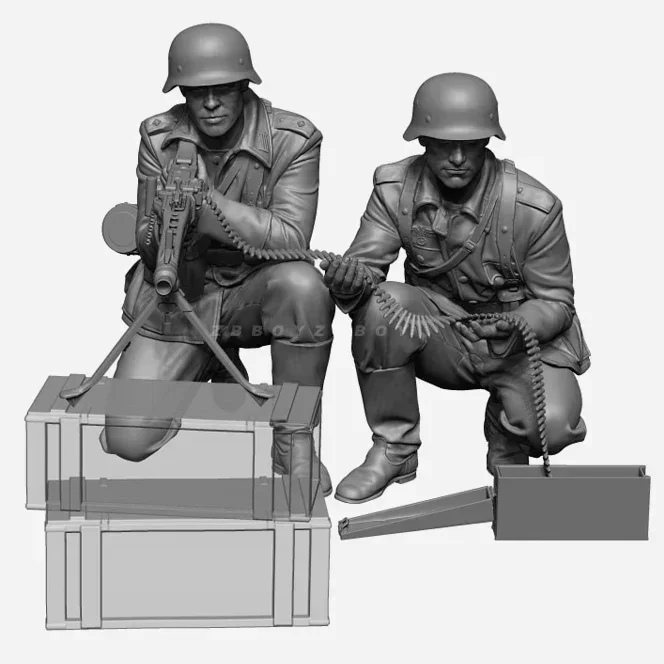 1/35 Resin Soldier model kits figure colorless and self-assembled  A-1694