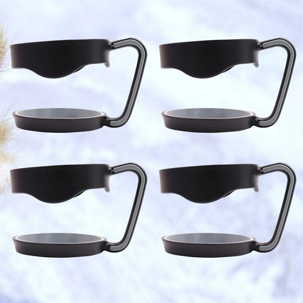 

4Pcs 30oz Tumbler Handle Ergonomic Design Stable Grip for Most 30 Ounce Cups and Mugs Black