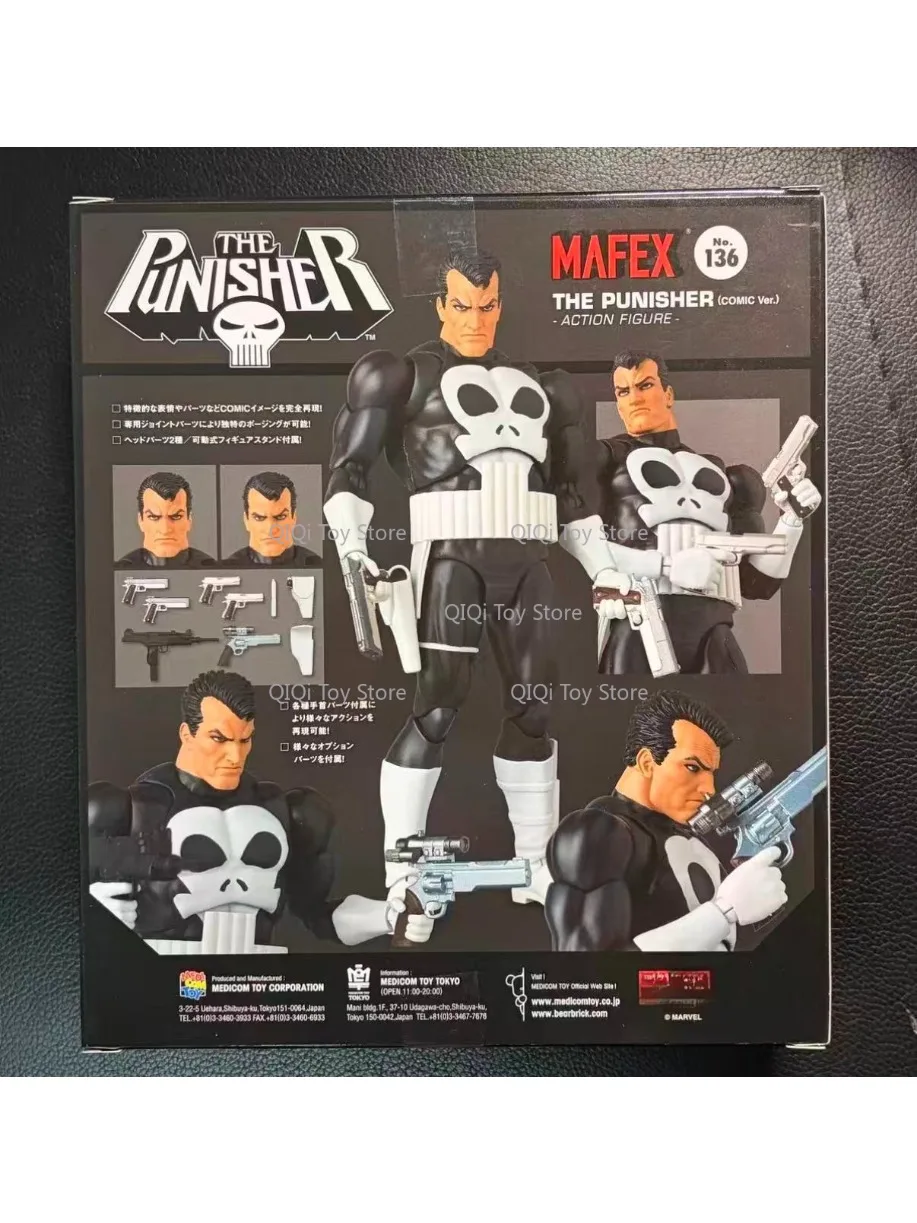 [Japanische Version auf Lager] 136 Punisher Sanctioner Comic-Version 1/12 bewegliches Modell-Bastelstück