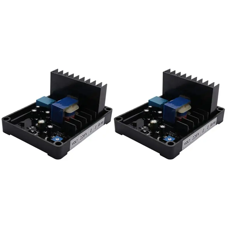 

Powerful 2 Piece GB160 Voltage Regulator AVR Brushed Generator Black Generator Set Accessories