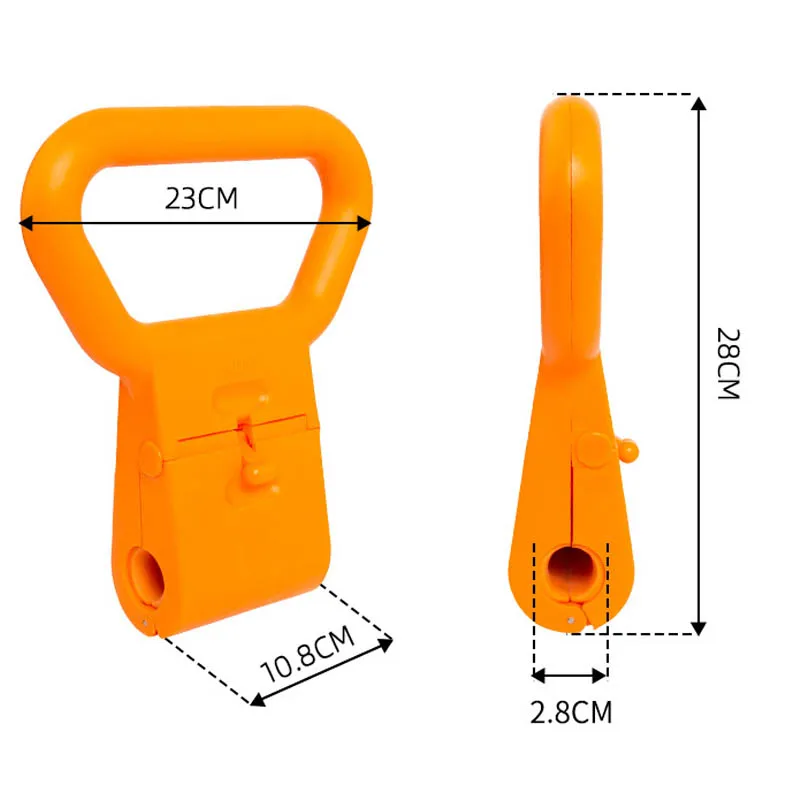 1 قطعة مقبض قبضة Kettlebell لتدريب قوة الدمبل أجهزة لياقة بدنية ملحق لا يشمل الدمبل #2