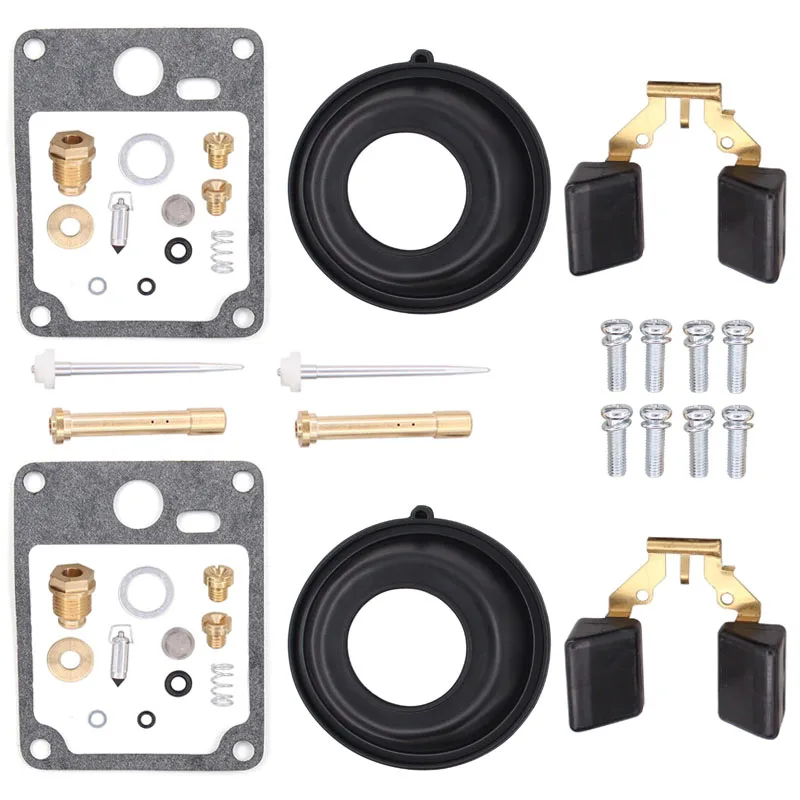 Kit de reparo de carburador de motocicleta, diafragma flutuante para yamaha xv700 xv1000 xv1100 virago xv 700 1000 1100
