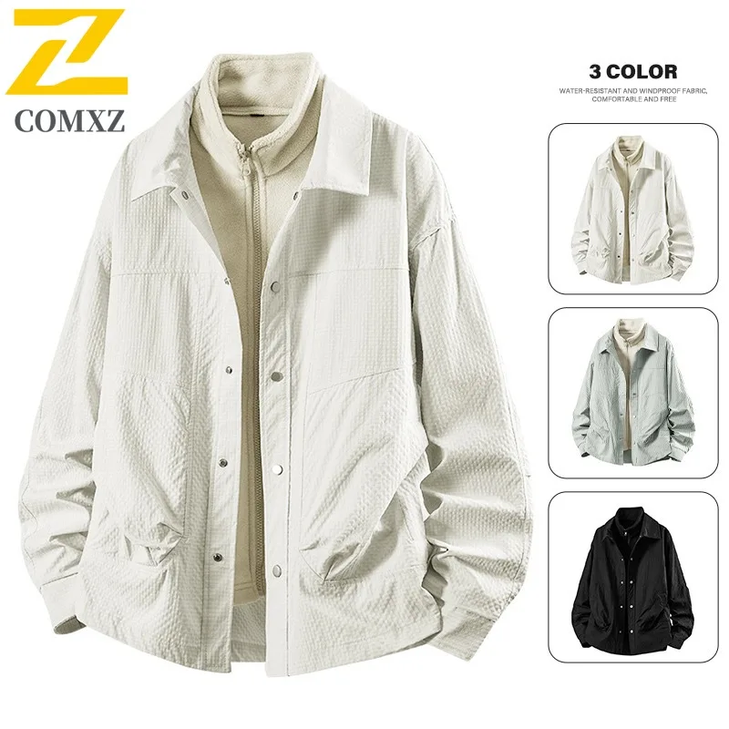 

Мужская ветрозащитная теплая флисовая куртка, утолщенная водонепроницаемая уличная куртка для кемпинга, высококачественная дорожная ветровка, куртка 2025, походное пальто