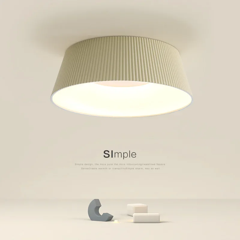 

Nordic LED Ceiling Lights Modern simplicity creamy wind Ceiling Mounted Lamp Bedroom Home Decor Ceiling Lamp Fixtures