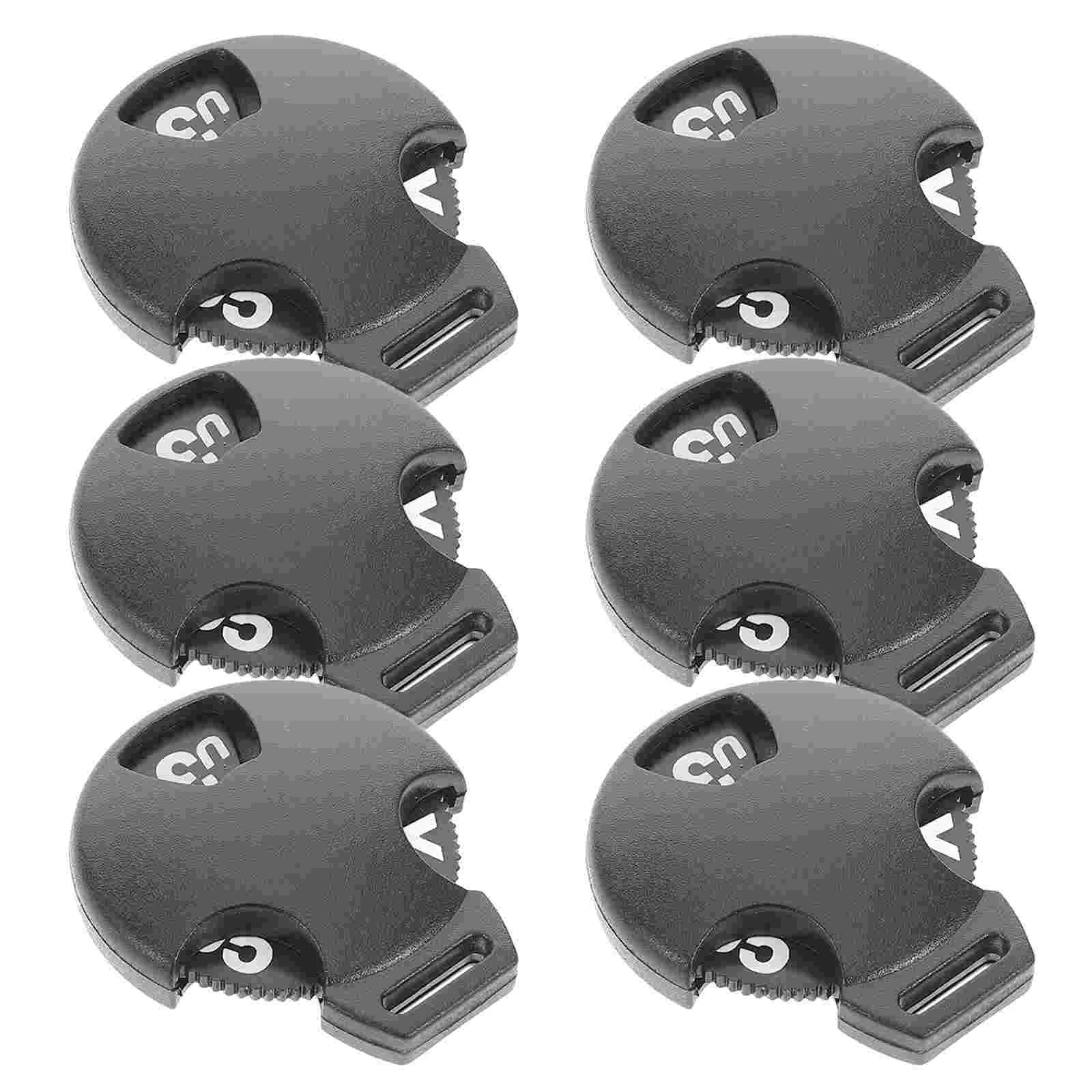 6 Pcs Golf Number Plate Club Head Covers Name Labels for Clubs Balls Plastic Big