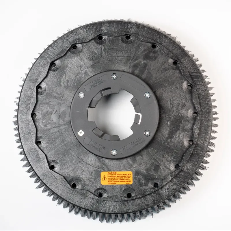 MALISH 15 Inch Plastic Rotary Floor Brush Commercial NP-9200 Clutch Plate 0.7mm PP Material 1.75kg Weight For Hard Surface
