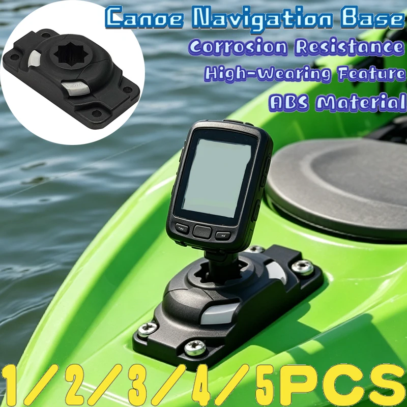 Base De Canoë De Navigation Avec Vis Kayak Gonflable Base Fixe De La PêChe De L'éClairage De La Base Du Support Gps Accessoires Pour L'Installation De Bateaux En ExtéRieur 1-5 PièCes