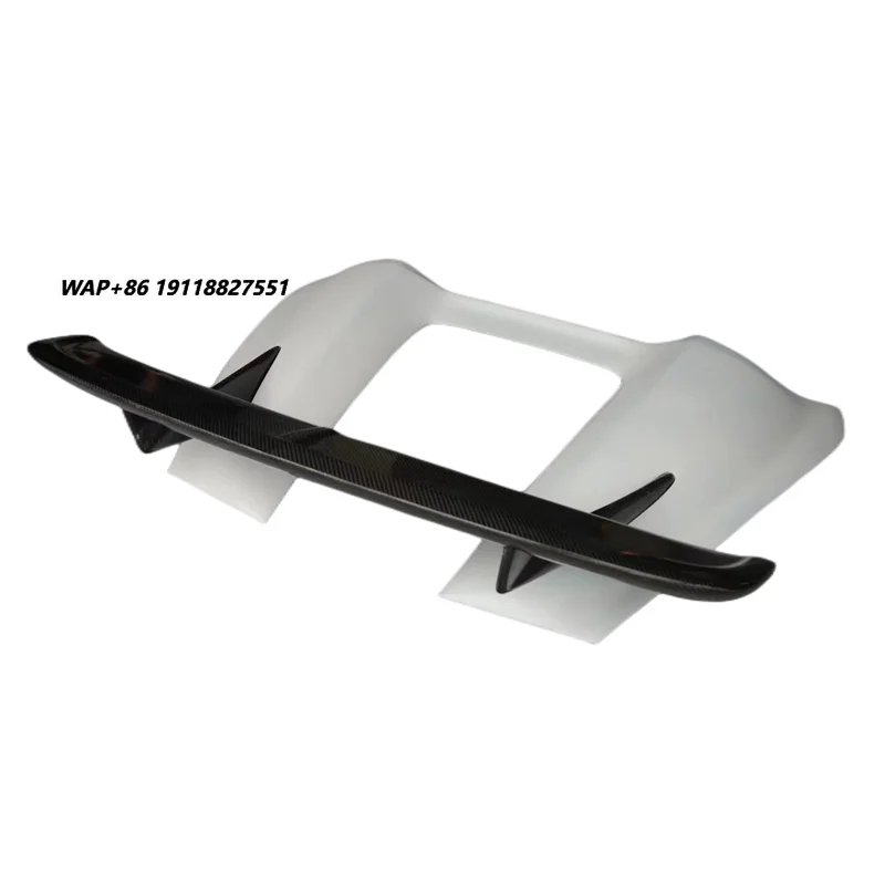 

Factory Direct Supply Hump GT Style Carbon Fiber Rear Spoiler Tail Stabilizer for the 718 Boxster Convertible Version